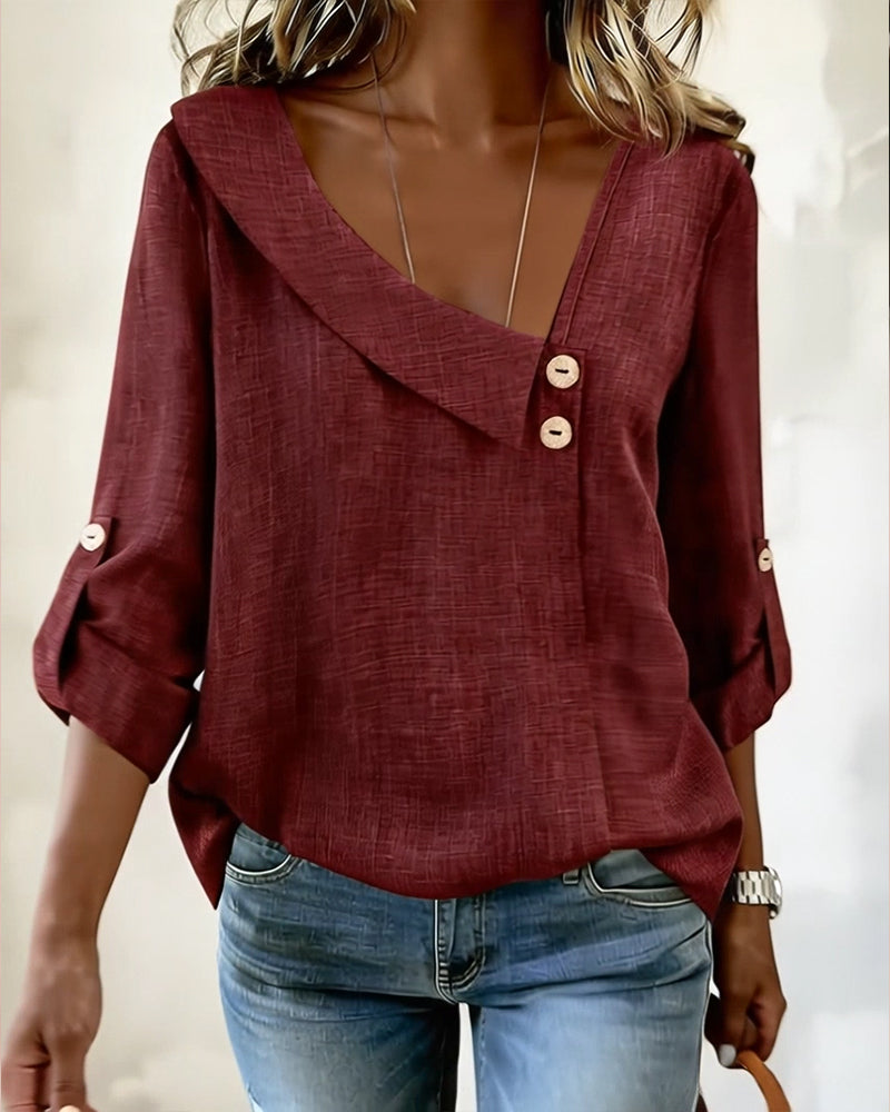 TOP COLOR LISO ESCOTE ASIMÉTRICA