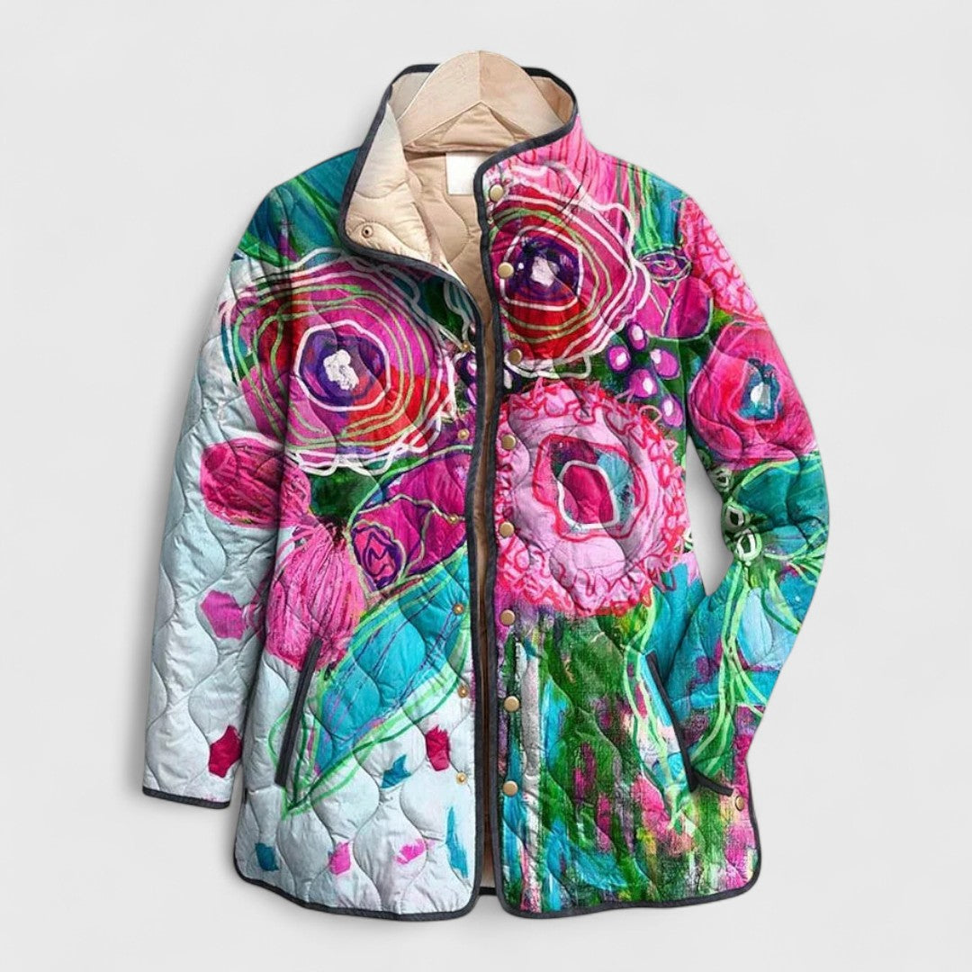 HOLLY | CHAQUETA ACOLCHADA FLORAL