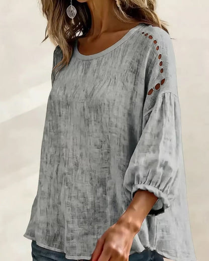BLUSA CALADO 100% ALGODÓN