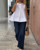 BLUSA SIN MANGAS LISA SENCILLO
