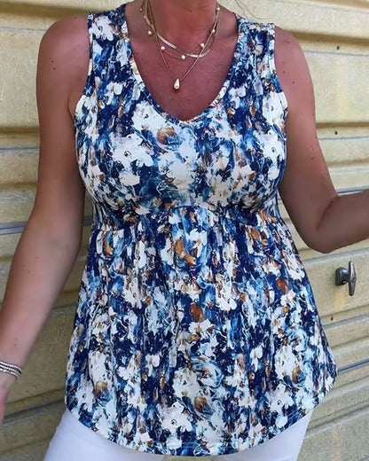 TOP DE TIRANTES SEXY ESTAMPADO SIN MANGAS