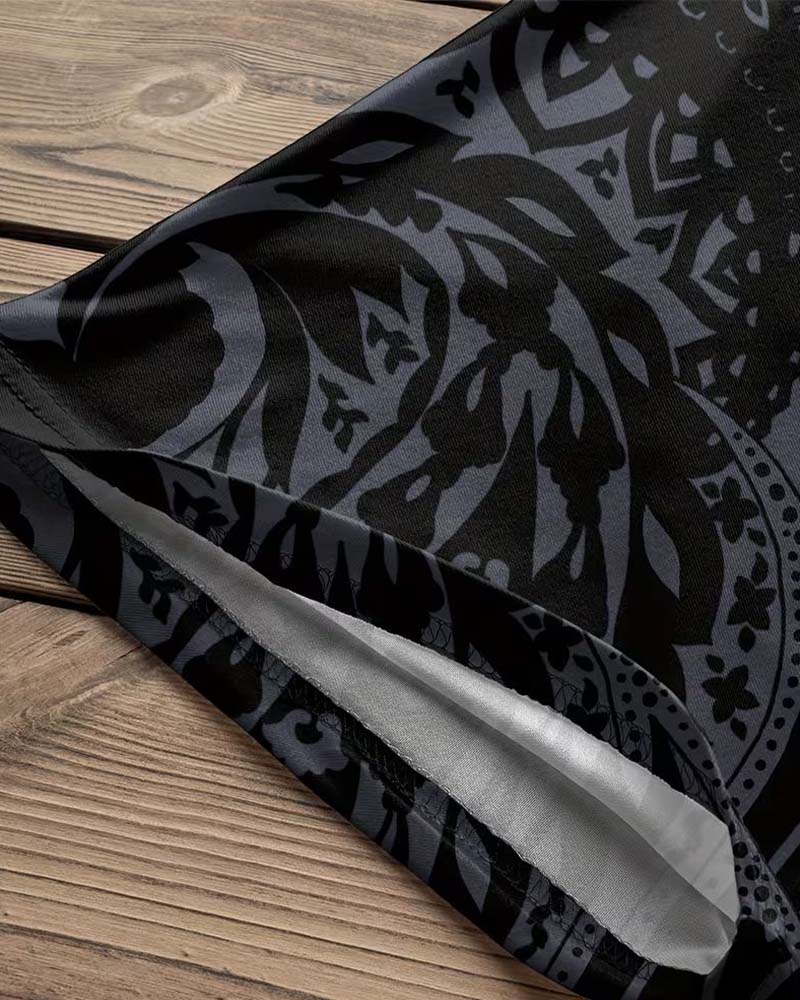 TOP CRUZADO ASIMÉTRICO ESTAMPADO