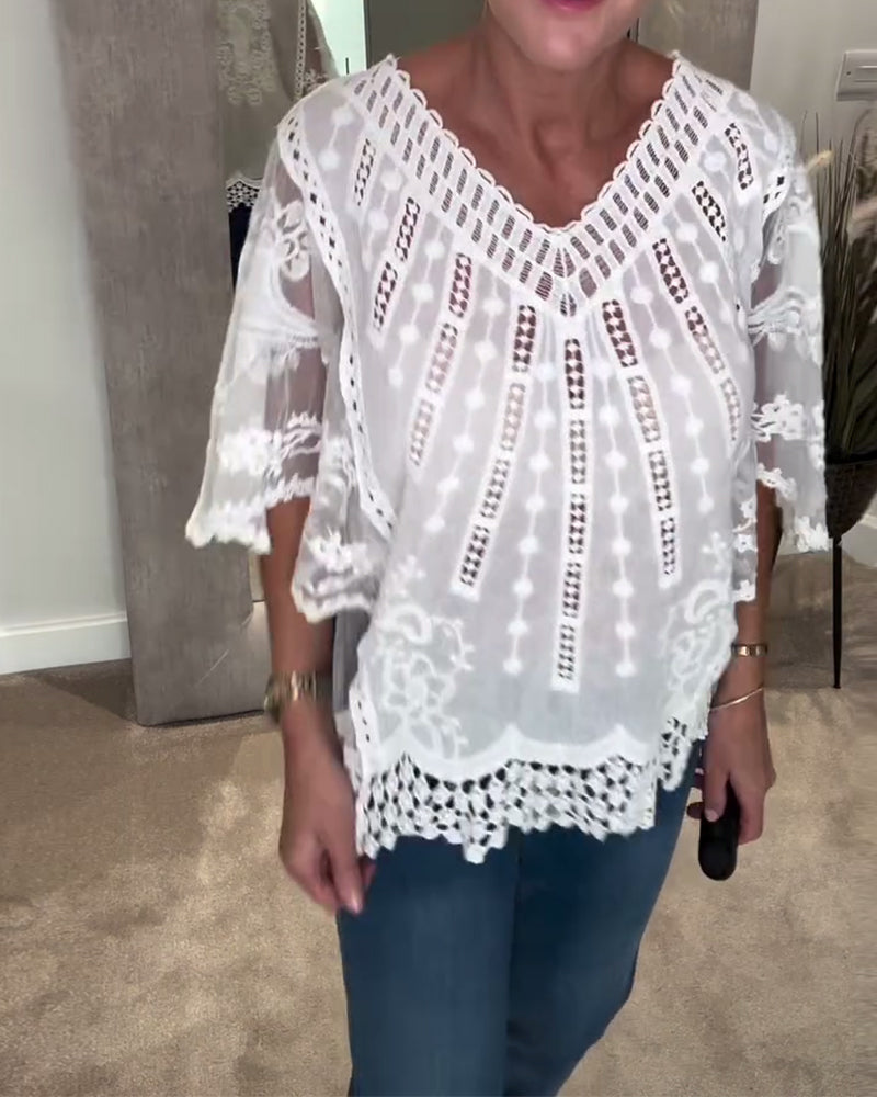 BLUSA DE V ELEGANTE