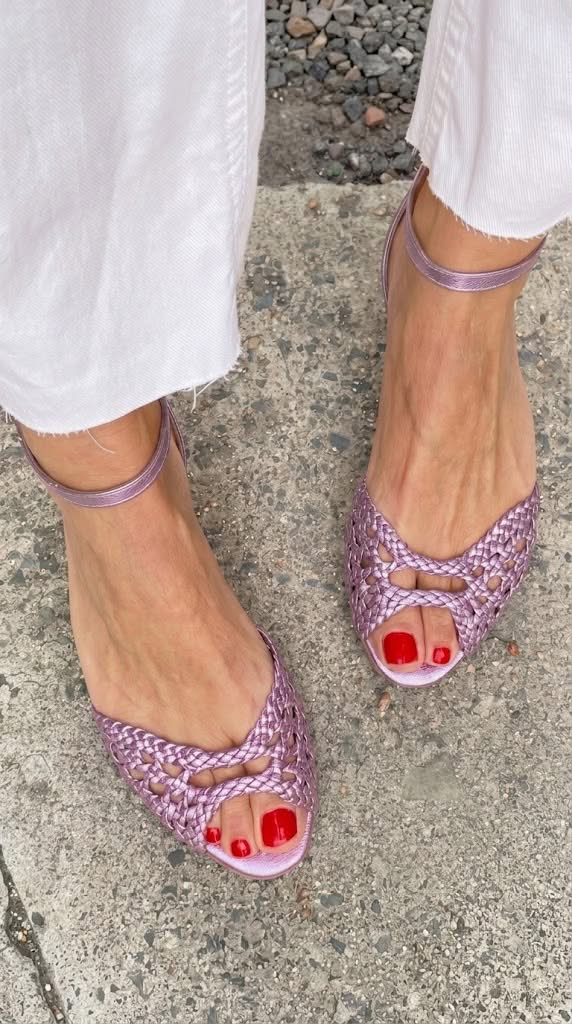 ISADORA™ | SANDALIAS DORADAS TRENZADAS
