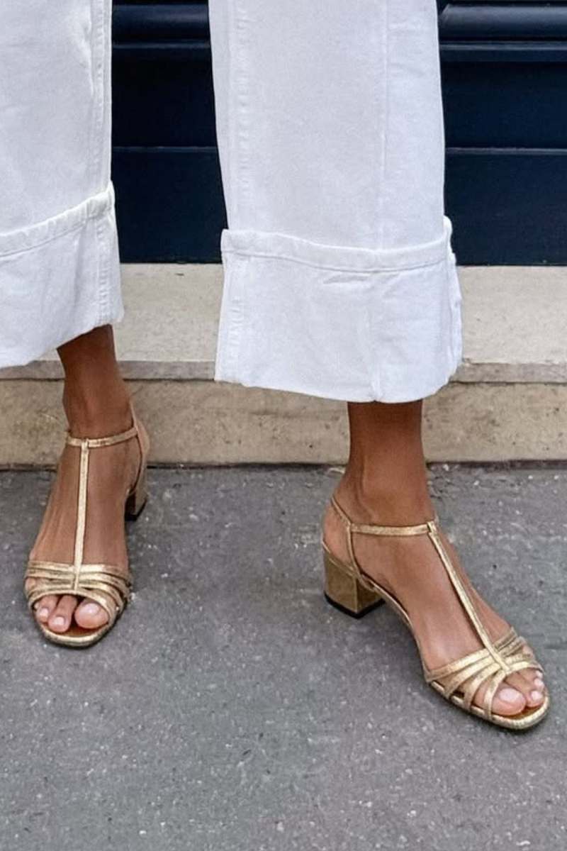 ALLEGRA™ | SANDALIAS DORADAS DE VERANO