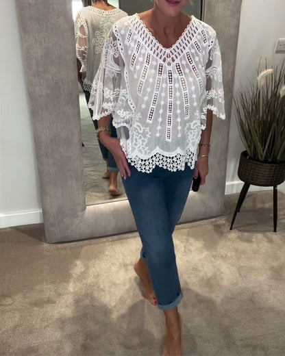 BLUSA DE V ELEGANTE