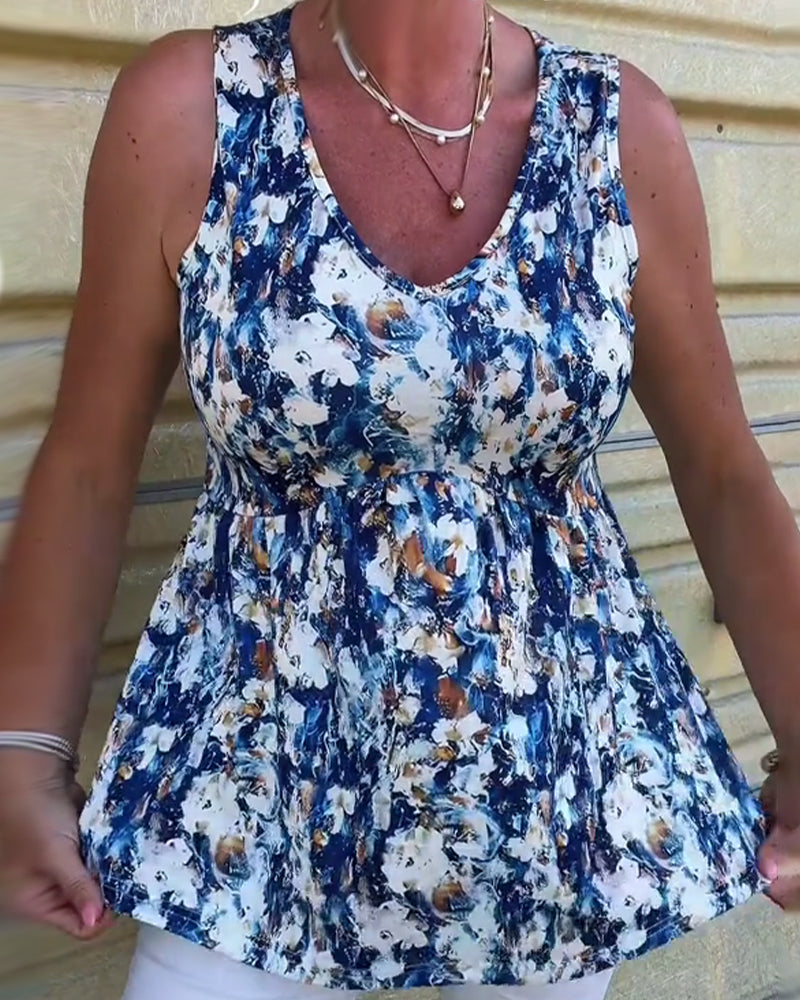 TOP DE TIRANTES SEXY ESTAMPADO SIN MANGAS