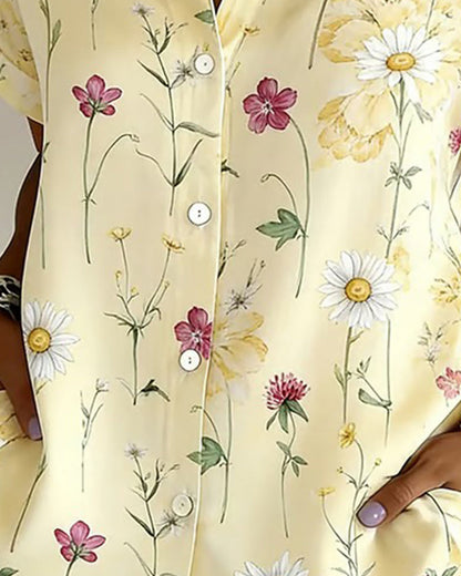 CAMISA FRESCO ESTAMPADO FLORAL