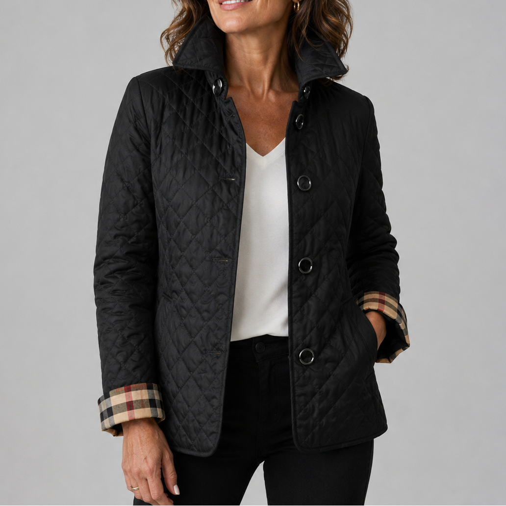 LOREDANA | CHAQUETA ACOLCHADA LIGERA CON CUELLO ALZADO