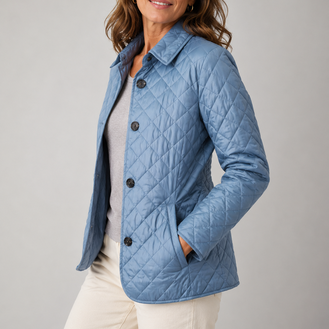 LOREDANA | CHAQUETA ACOLCHADA LIGERA CON CUELLO ALZADO