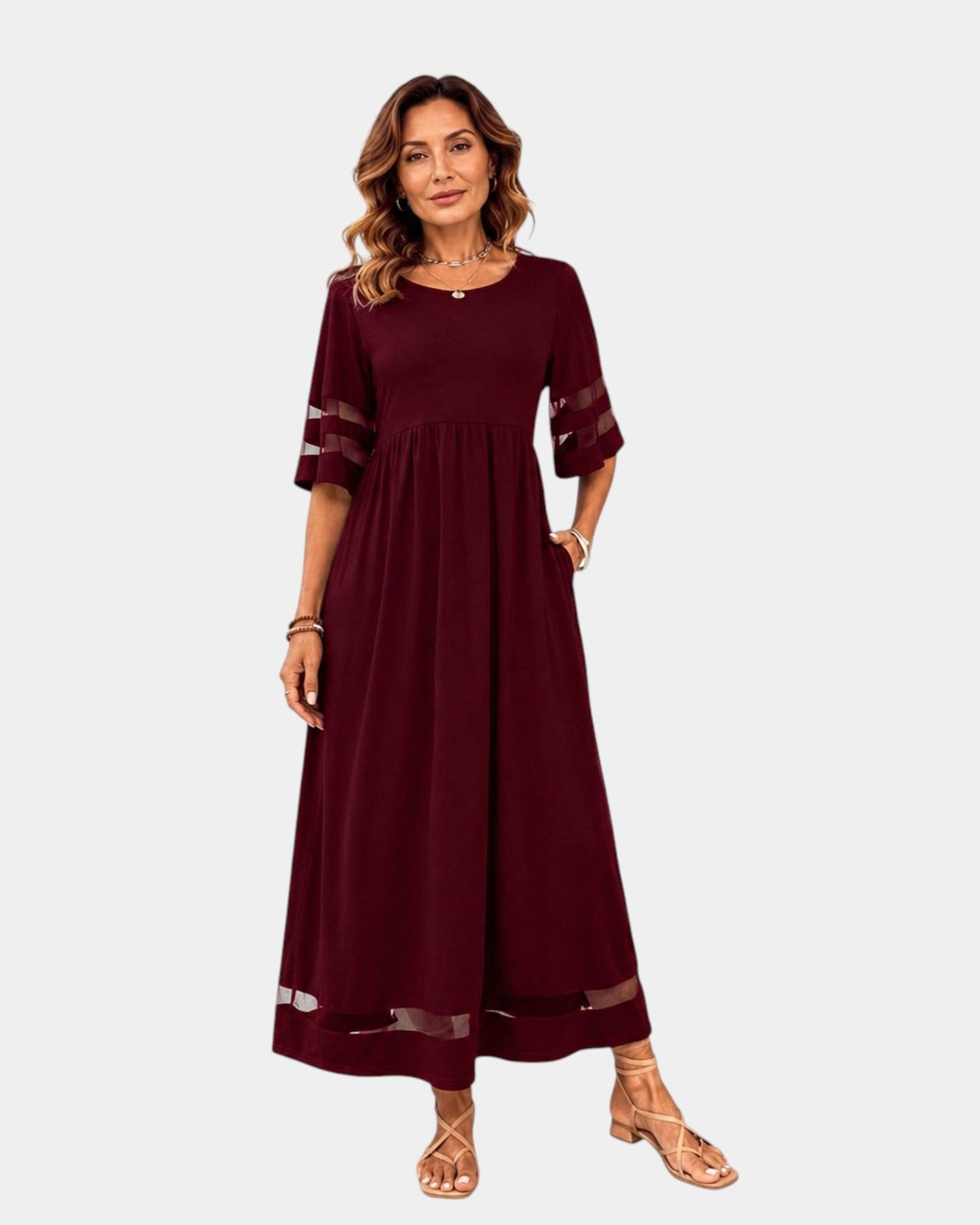 Adria | Vestido midi elegante y minimalista