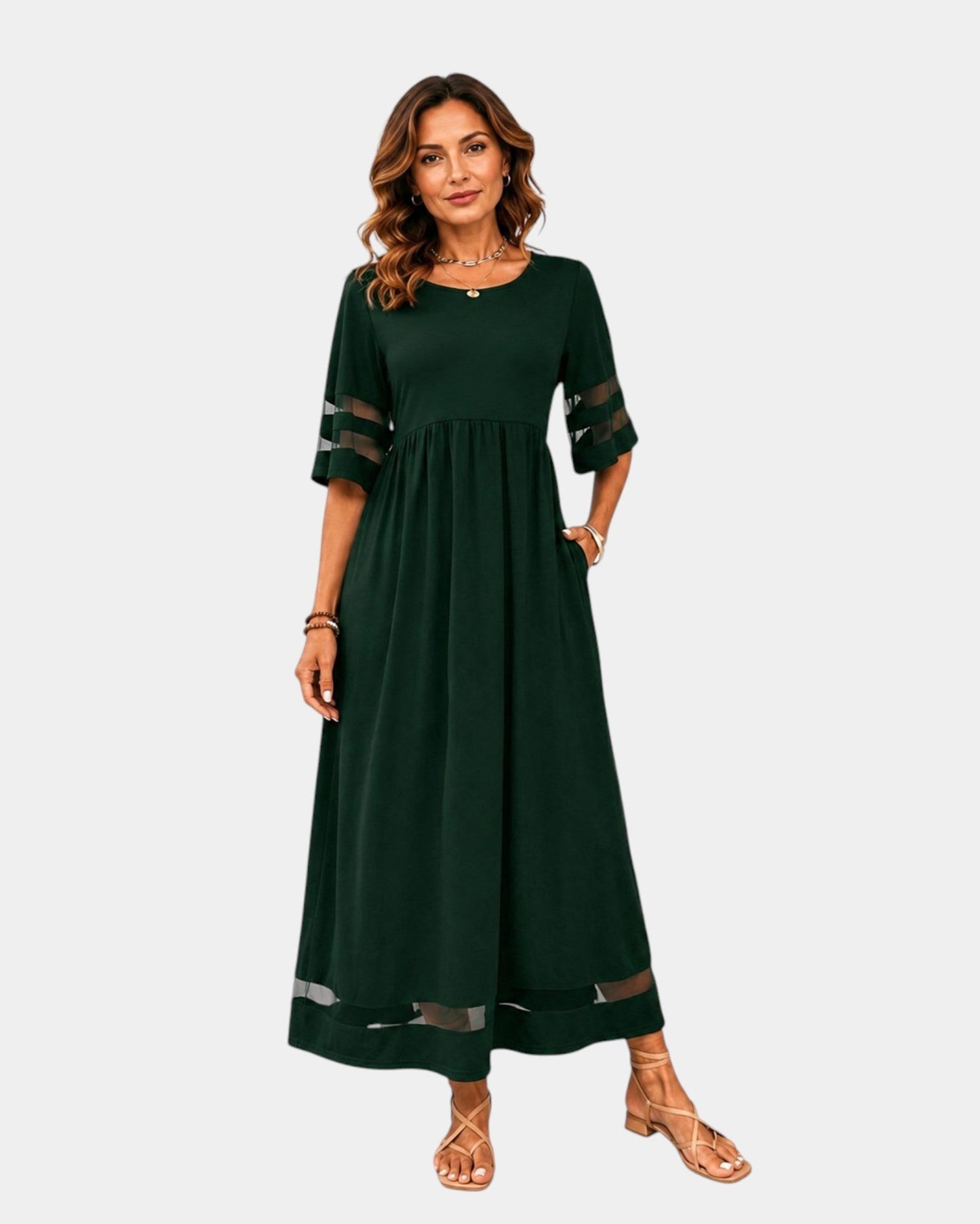 Adria | Vestido midi elegante y minimalista