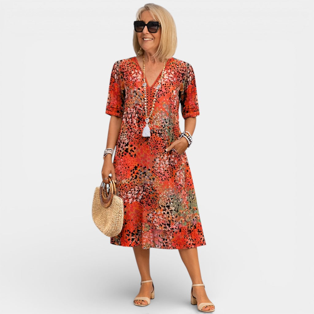 Adèle | Vestido con escote en V