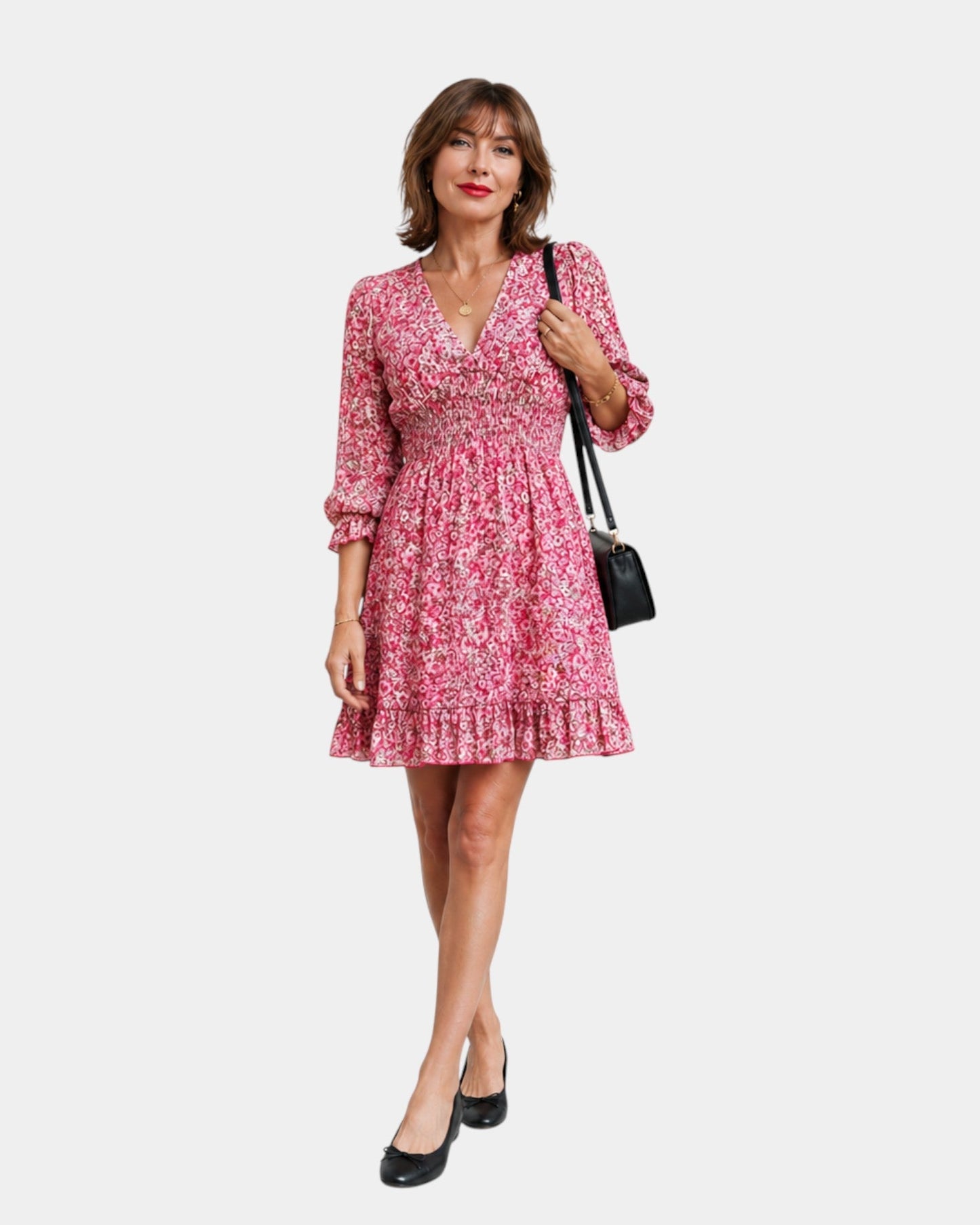 Adraste | Vestido floral elegante