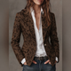 ESTELLE | BLAZER ENTALLADO DE JACQUARD CON ESTAMPADO DE CACHEMIRA