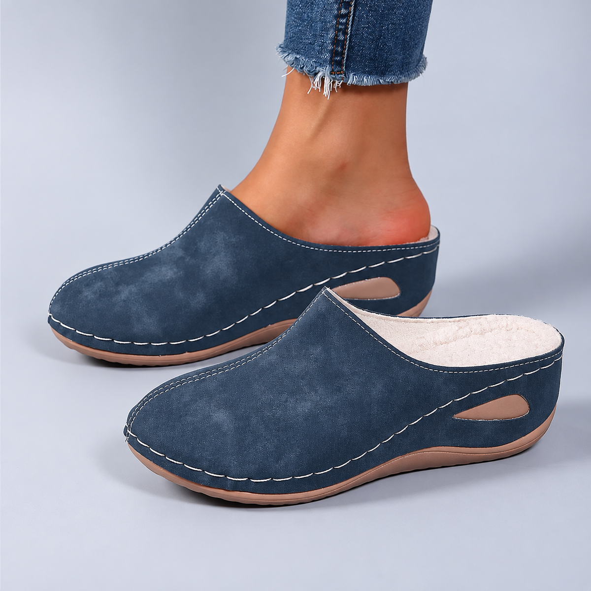 ÉLISE| ZAPATILLAS DE CASA ORTOPÉDICAS Y CÁLIDAS