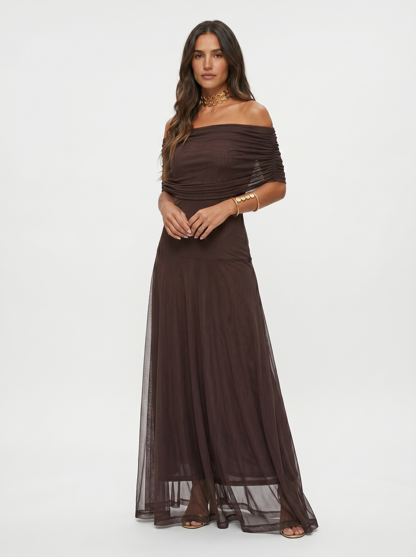 Jeanine | Vestido largo elegante y depurado