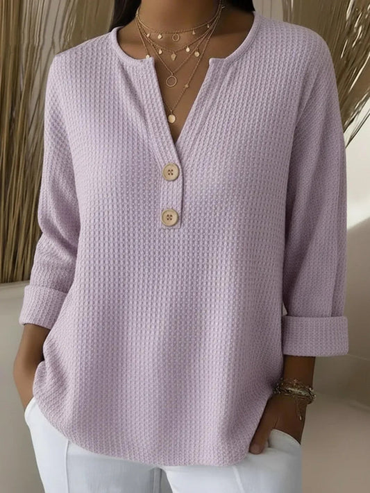 DARIA LORENA | TOP HENLEY TEXTURIZADO MICHÈLE