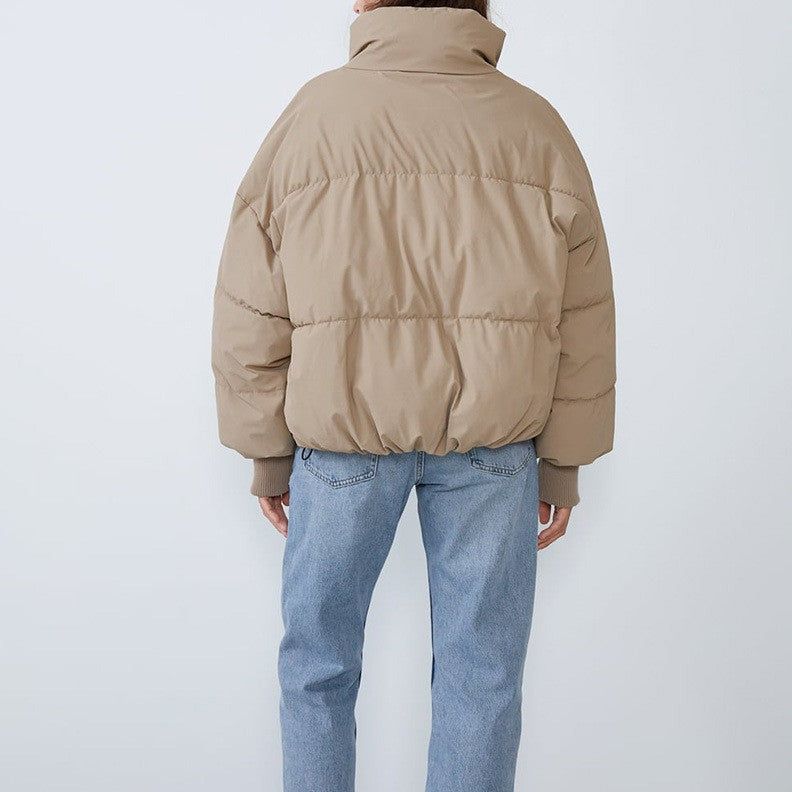 MARCELLA | CHAQUETA ACOLCHADA CON CUELLO Y CREMALLERA