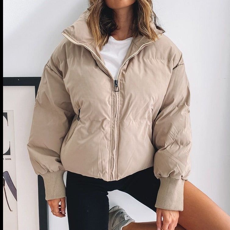 MARCELLA | CHAQUETA ACOLCHADA CON CUELLO Y CREMALLERA