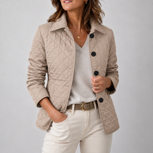 LOREDANA | CHAQUETA ACOLCHADA LIGERA CON CUELLO ALZADO