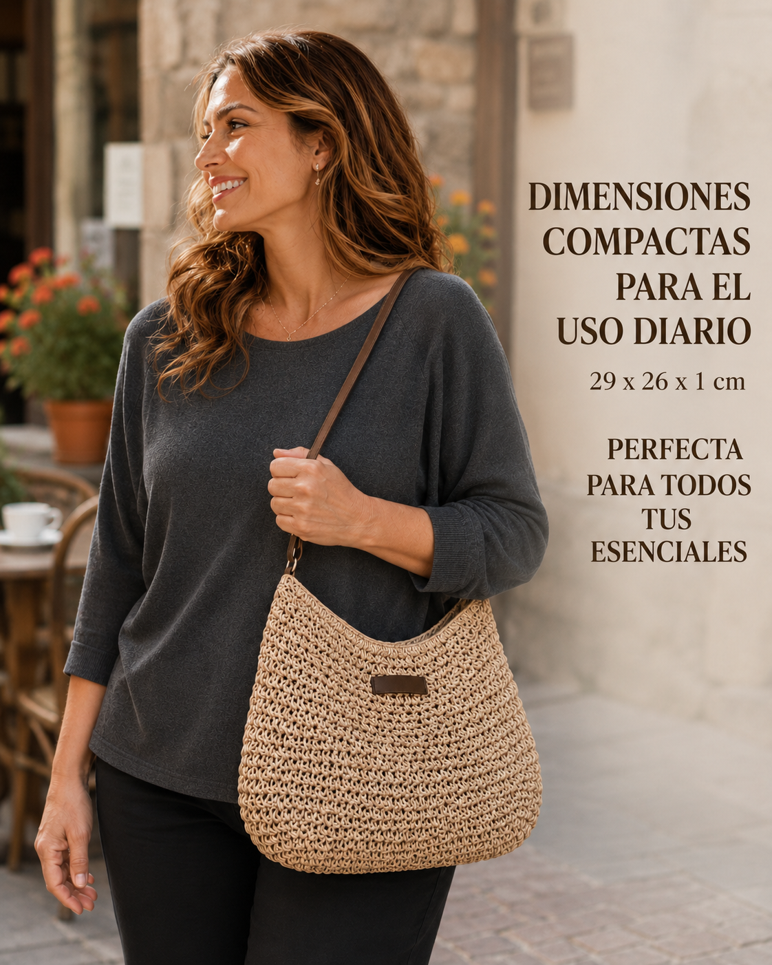 SIMONA | ELEGANTE BOLSO TRENZADO