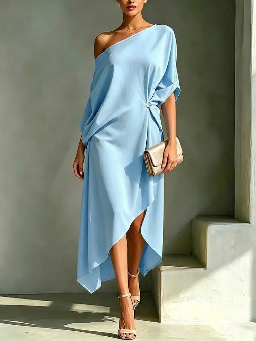 Marina | Vestido asimétrico elegante