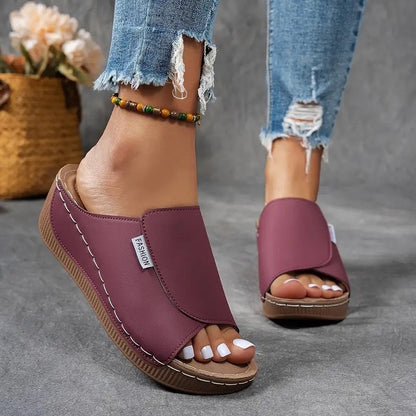 ALESSIA | SANDALIAS ORTOPÉDICAS ELEGANTES CON SOPORTE DIARIO Y ESTILO CONTEMPORÁNEO