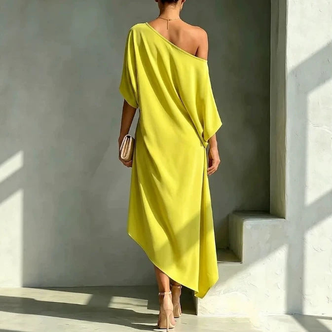 Marina | Vestido asimétrico elegante