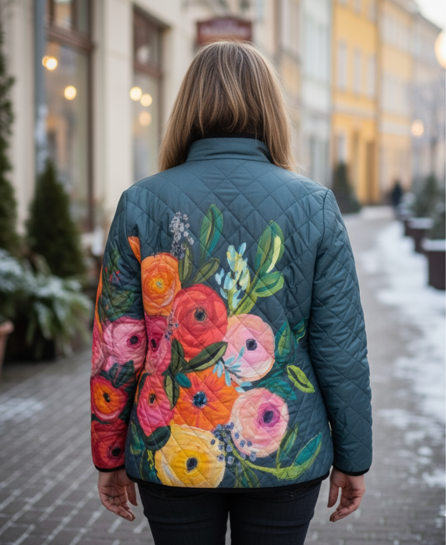 HOLLY | CHAQUETA ACOLCHADA FLORAL