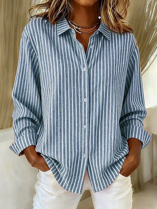 DARIA LORENA | CAMISA DE RAYAS ABOTONADA CHLOÉ