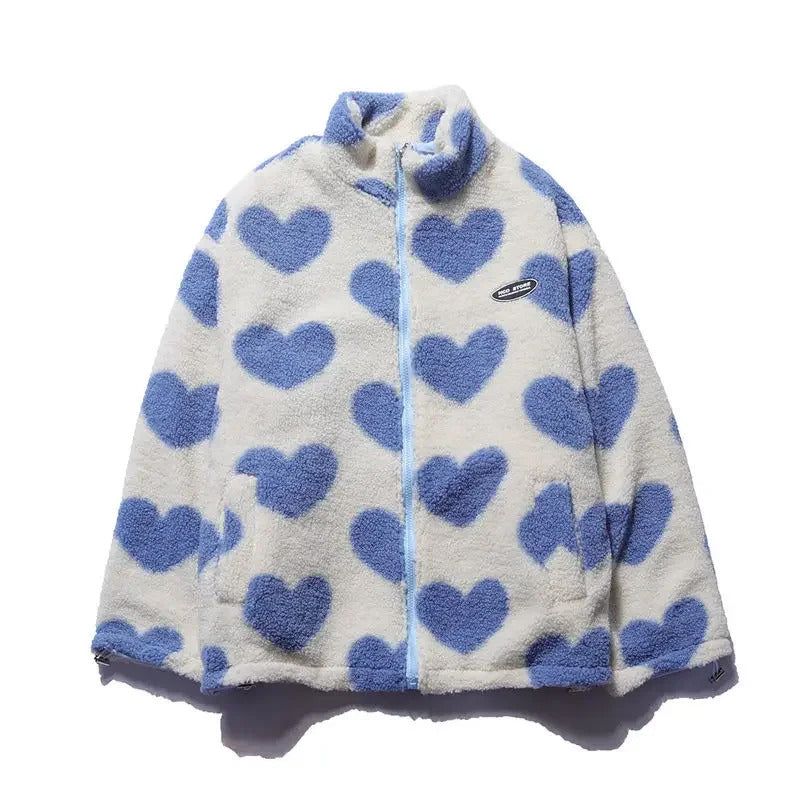 ELSIE | CHAQUETA REVERSIBLE DE CORAZONES
