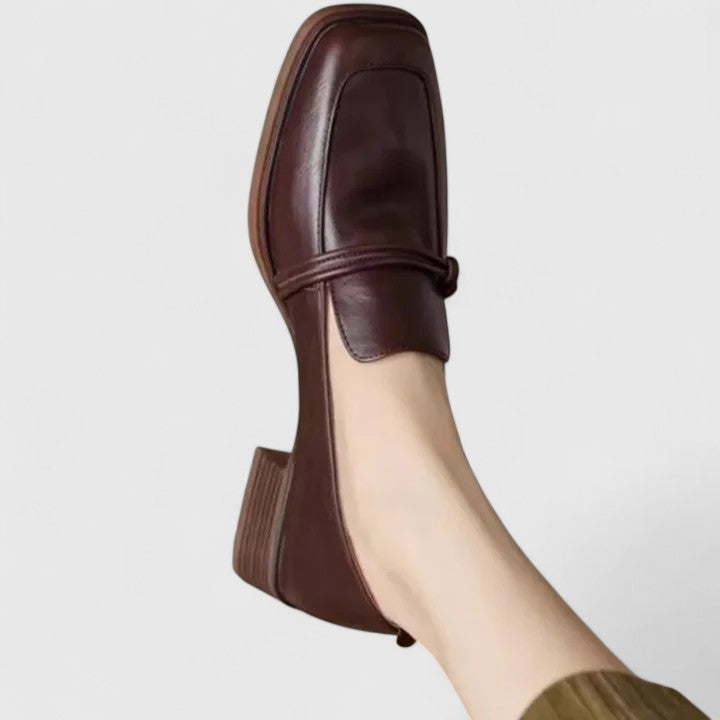 MICHÈLE | MOCASINES DE PUNTA CUADRADA