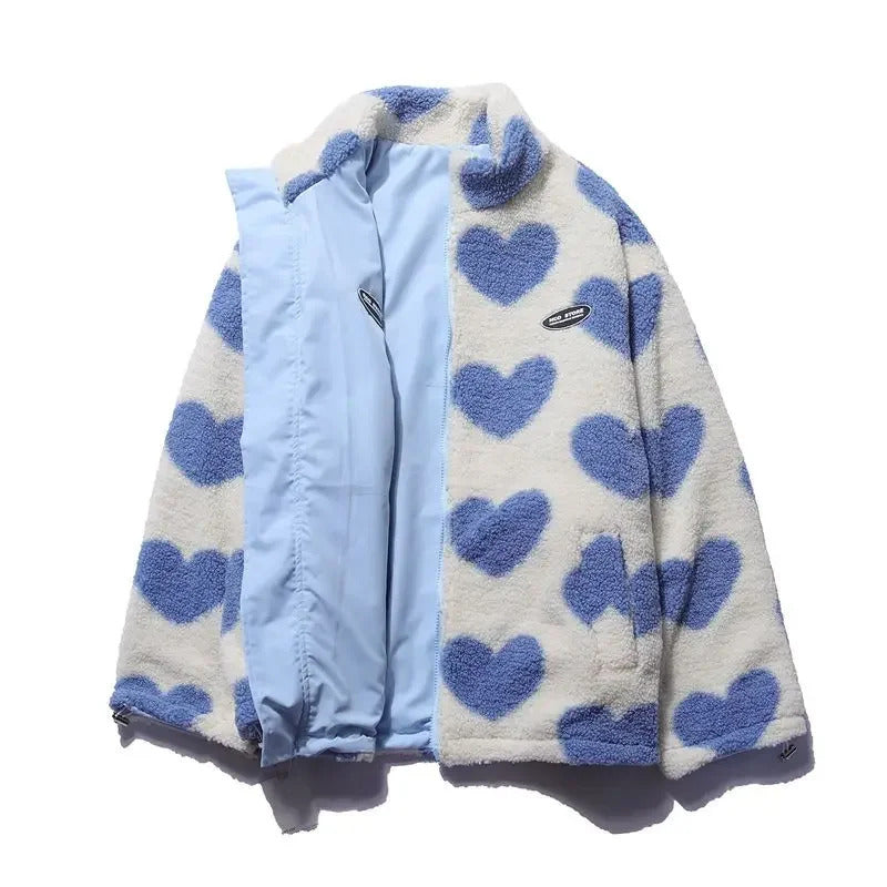 ELSIE | CHAQUETA REVERSIBLE DE CORAZONES