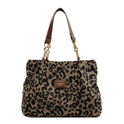 BOLSO CON ESTAMPADO DE LEOPARDO
