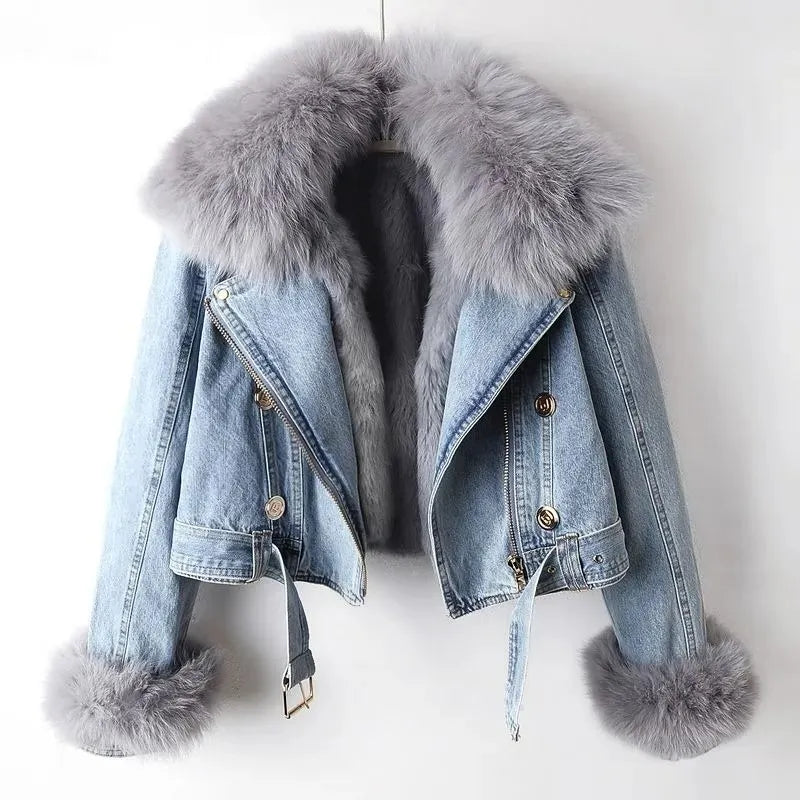 GALINA | CHAQUETA DE PELO CON CREMALLERA