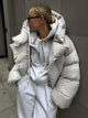 GEMMA | CHAQUETA ACOLCHADA AMPLIA DE DOBLE CAPA