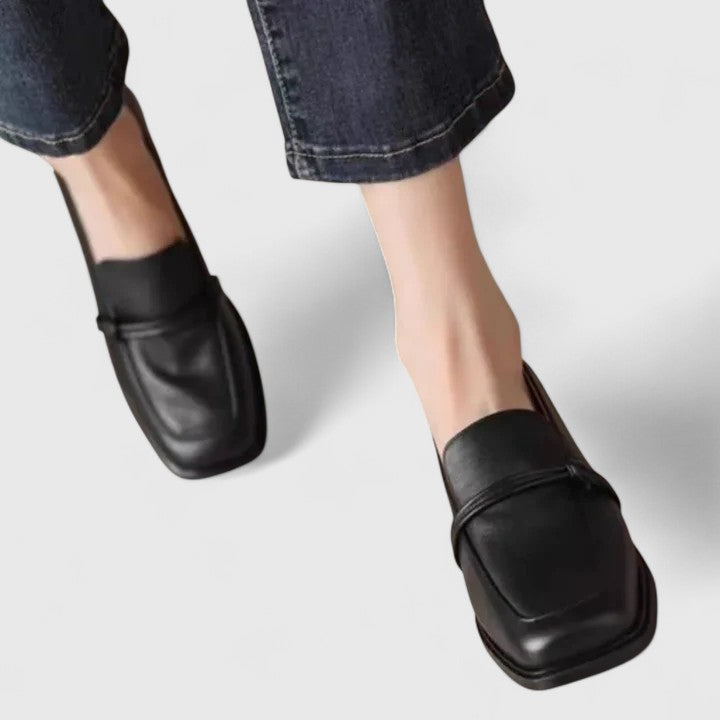 MICHÈLE | MOCASINES DE PUNTA CUADRADA