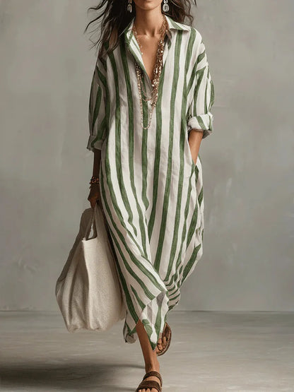 CLOE | VESTIDO CAMISERO LARGO