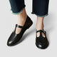 AMÉLIE | ZAPATOS MERCEDITAS BROGUE CON TACÓN BAJO