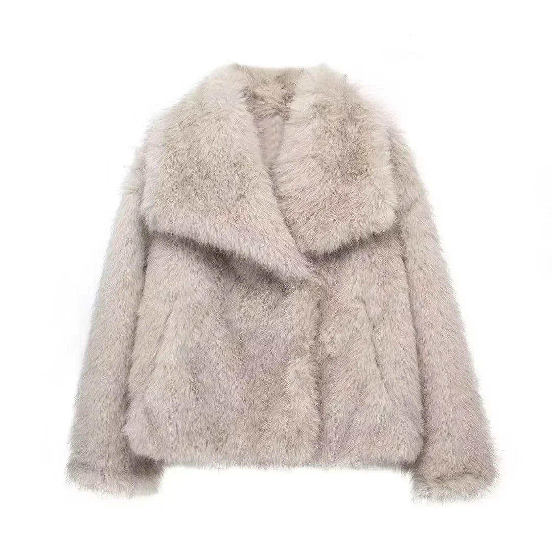 INES | CHAQUETA ELEGANTE DE PELO