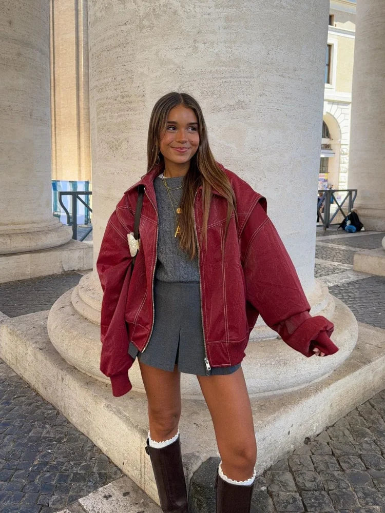 LOUISA | CHAQUETA CON CREMALLERA