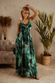AMALIA | VESTIDO BOHEMIO ESTAMPADO CON ESCOTE EN V