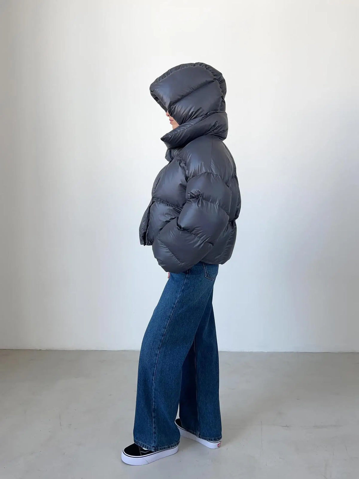 GEMMA | CHAQUETA ACOLCHADA AMPLIA DE DOBLE CAPA