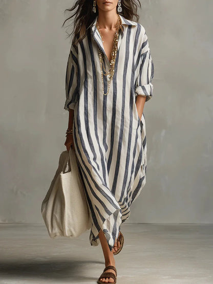 CLOE | VESTIDO CAMISERO LARGO