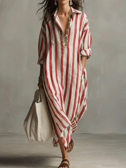 CLOE | VESTIDO CAMISERO LARGO
