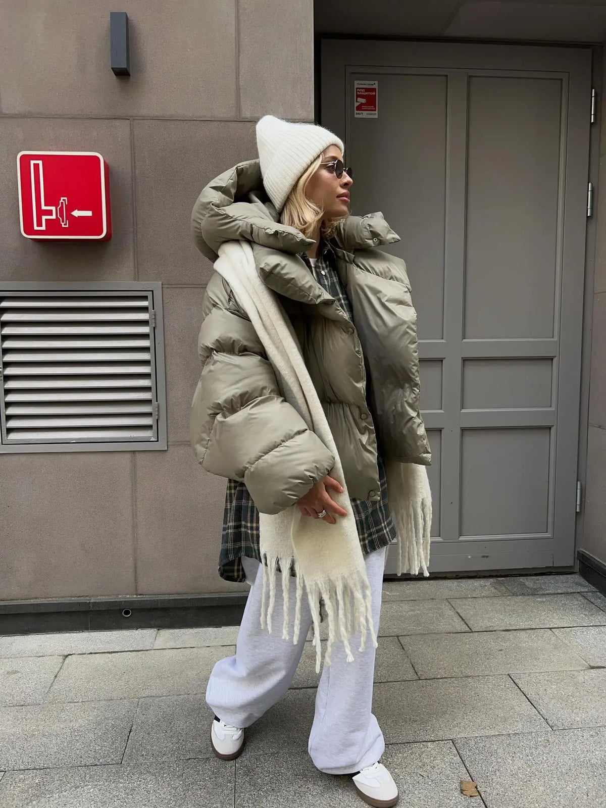 GEMMA | CHAQUETA ACOLCHADA AMPLIA DE DOBLE CAPA