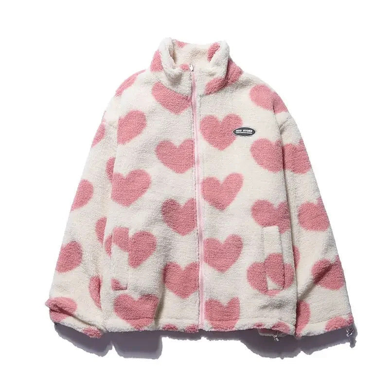 ELSIE | CHAQUETA REVERSIBLE DE CORAZONES