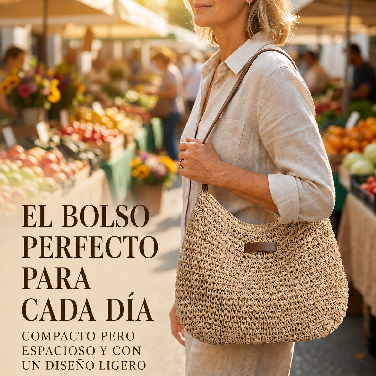 SIMONA | ELEGANTE BOLSO TRENZADO
