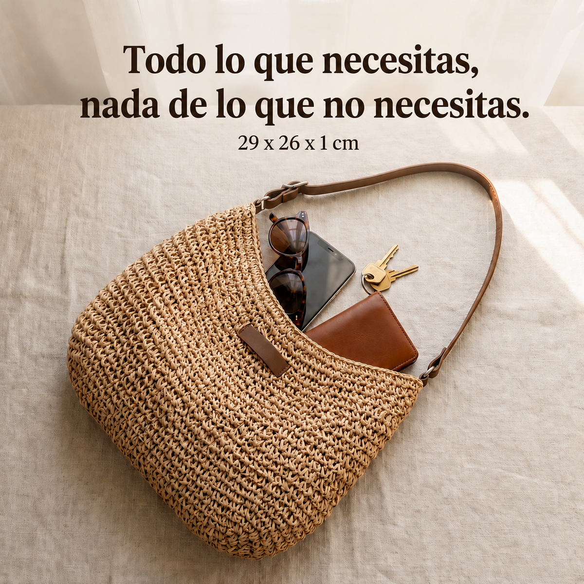 SIMONA | ELEGANTE BOLSO TRENZADO